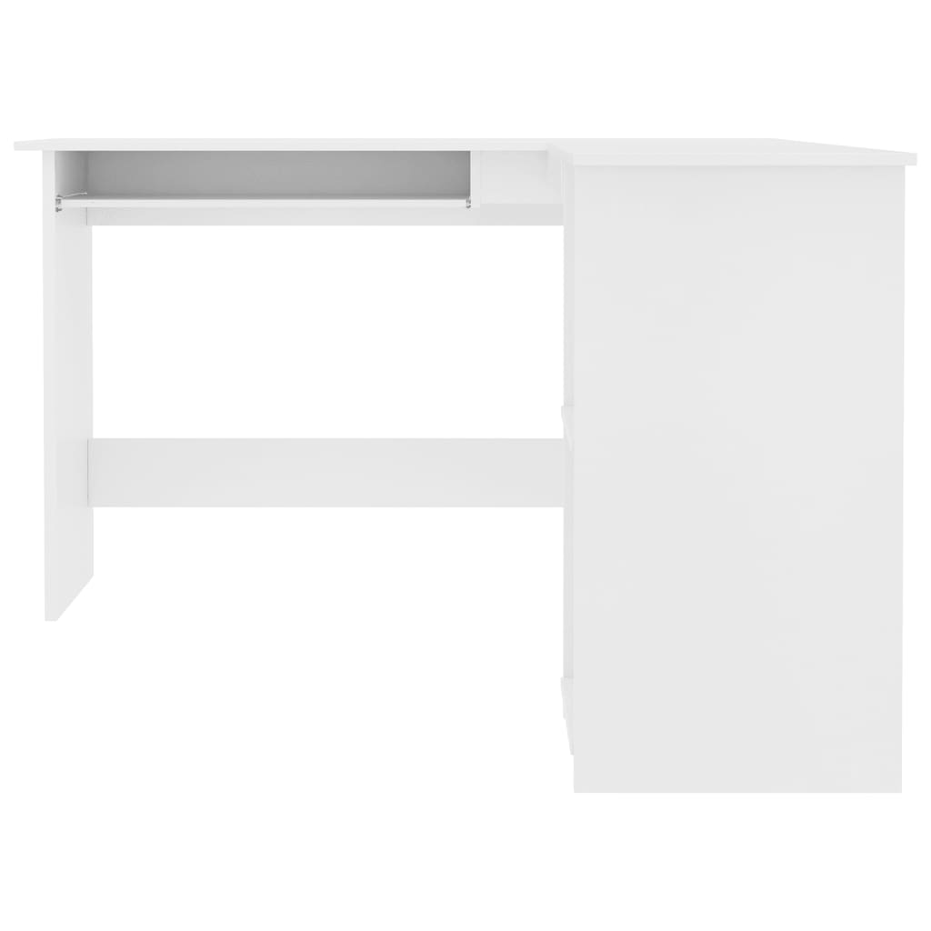 Bureau d'angle en forme de L Blanc 120x140x75 cm - XIOS