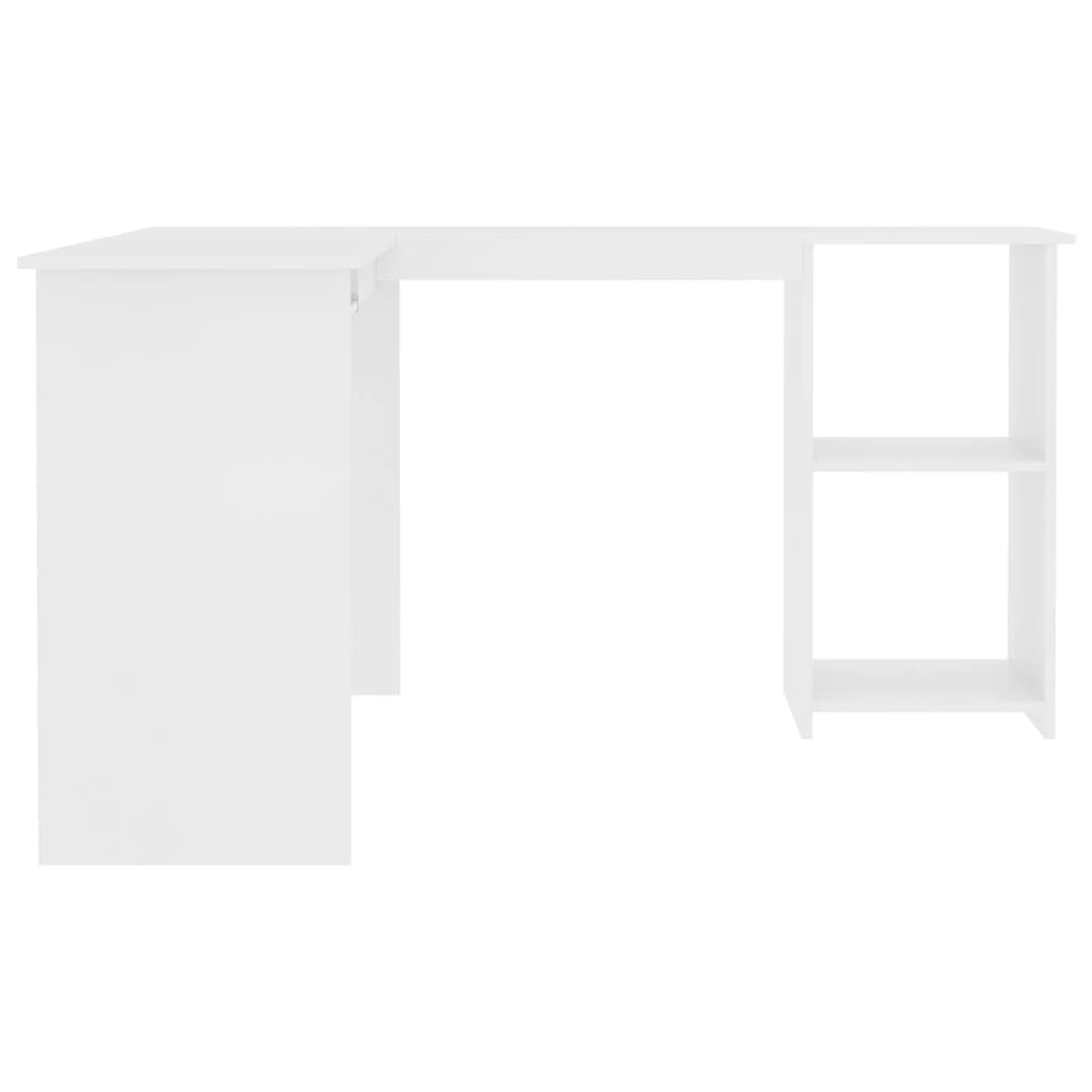 Bureau d'angle en forme de L Blanc 120x140x75 cm - XIOS