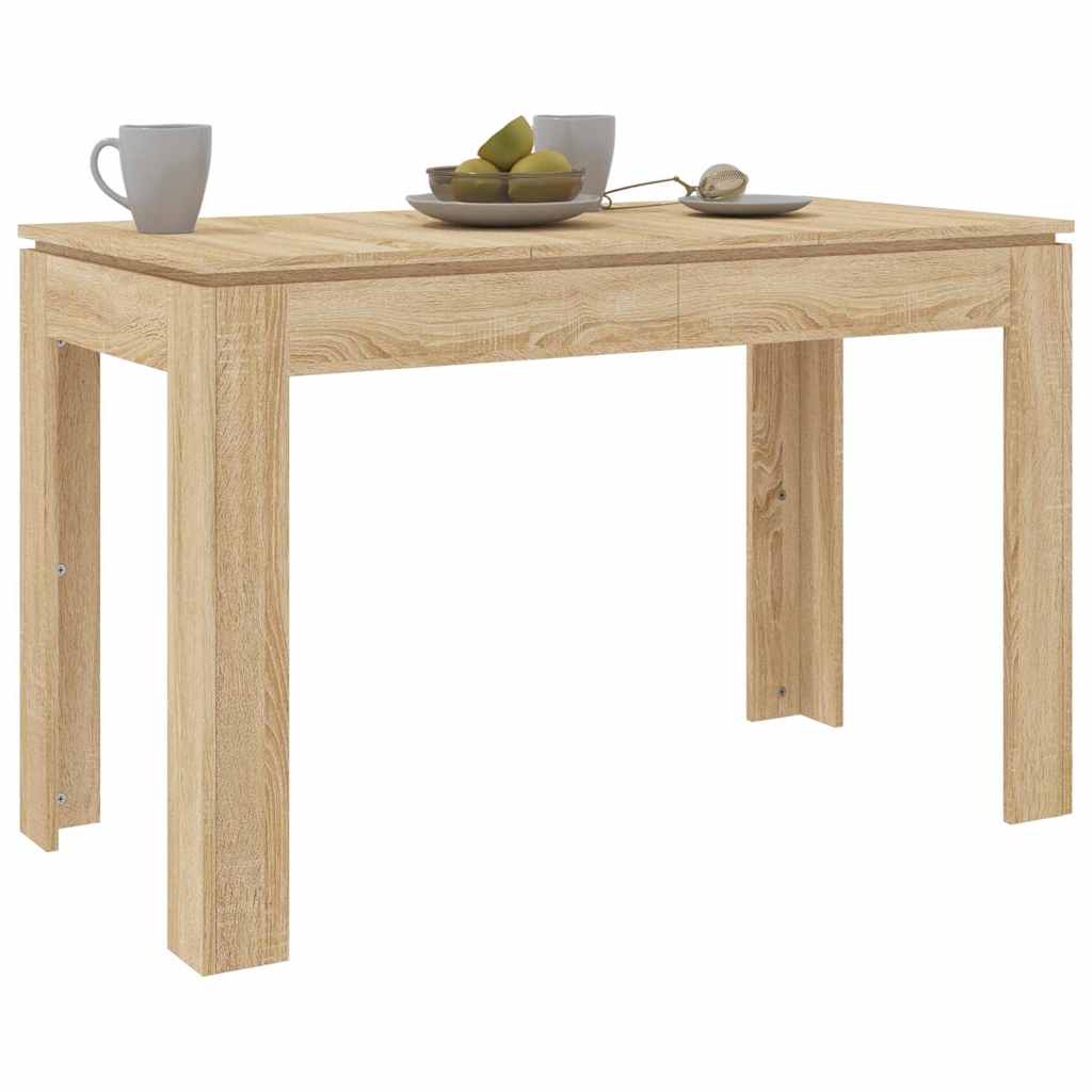 Table à manger Chêne sonoma 120x60x76 cm Bois d'ingénierie - XIOS