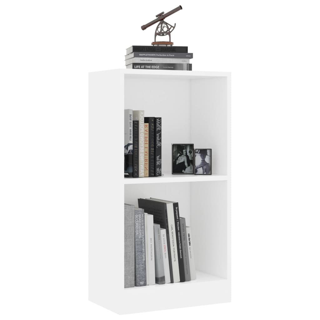Bibliothèque blanc 40x24x75 cm bois d'ingénierie - XIOS