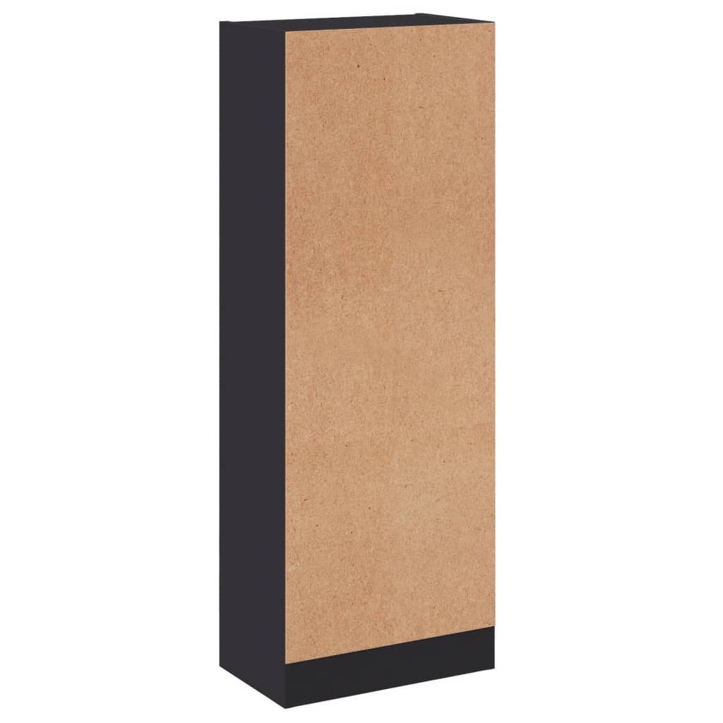 Bibliothèque à 3 niveaux gris 40x24x109 cm bois d'ingénierie - XIOS