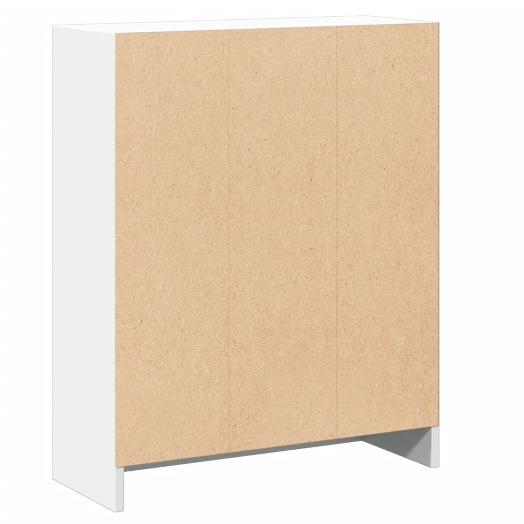Bibliothèque Blanc 60x24x76 cm Bois d'ingénierie - XIOS