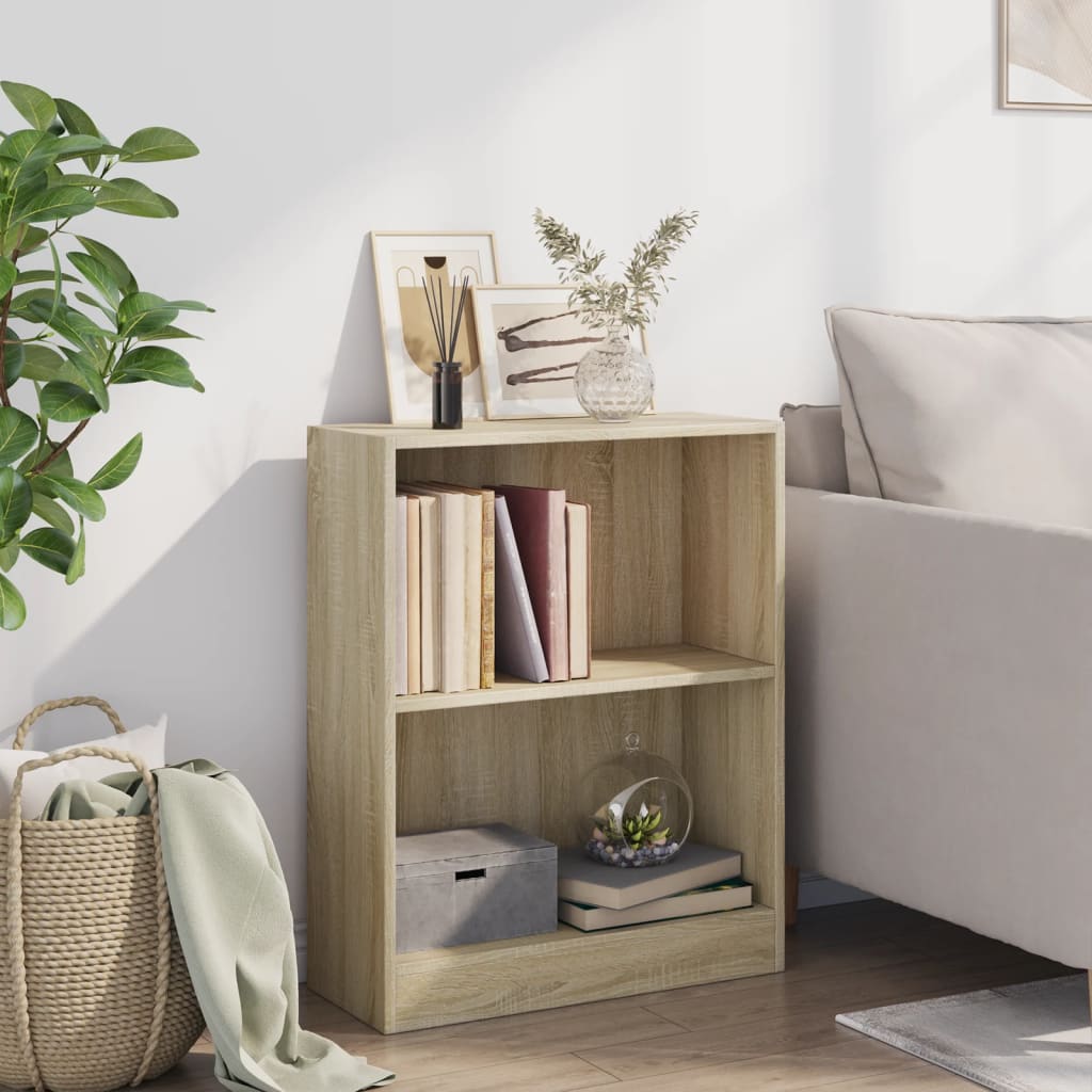 Bibliothèque Chêne sonoma 60x24x76 cm Bois d'ingénierie - XIOS