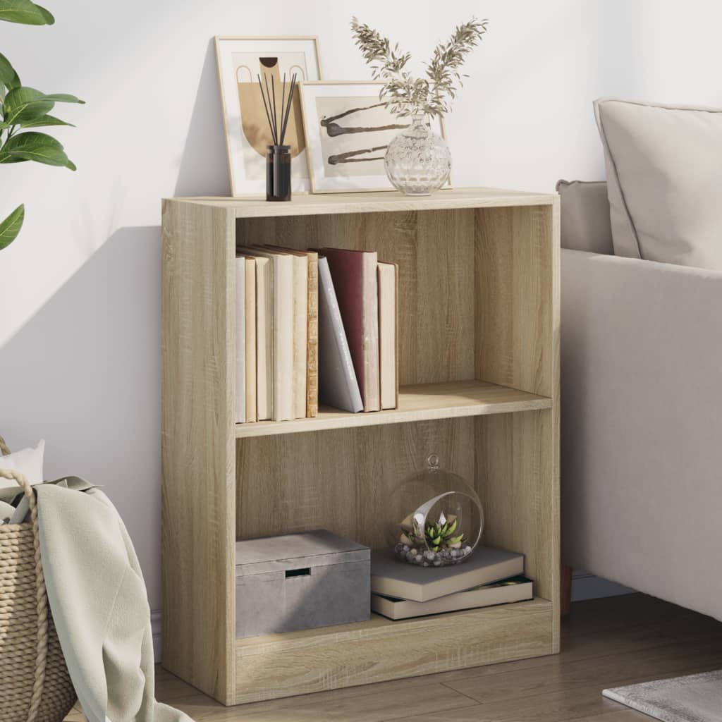 Bibliothèque Chêne sonoma 60x24x76 cm Bois d'ingénierie - XIOS