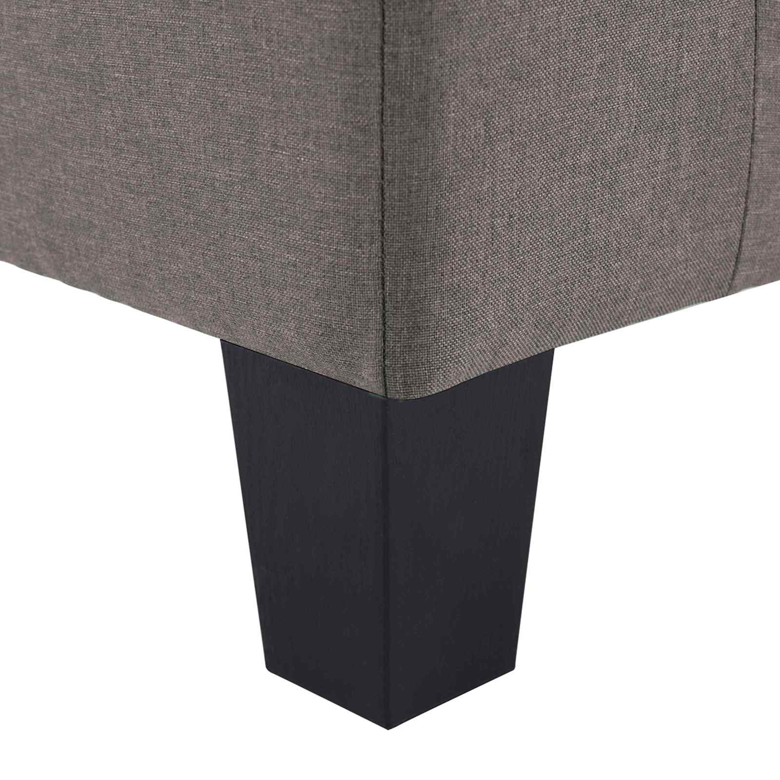 Canapé Taupe 5 places tissu - XIOS