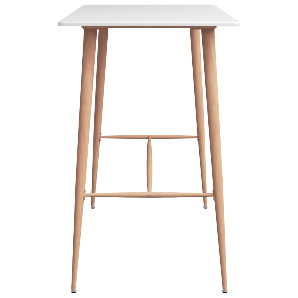 Table de bar Blanc 120x60x105 cm - XIOS