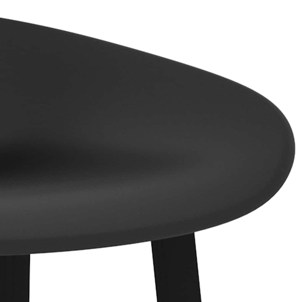 Chaises de bar lot de 2 noir - XIOS