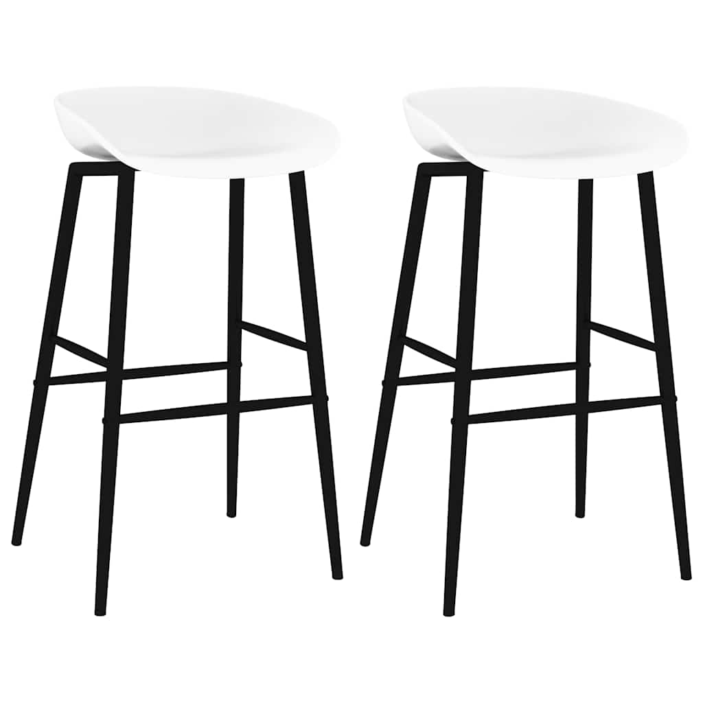 Chaises de bar lot de 2 blanc - XIOS