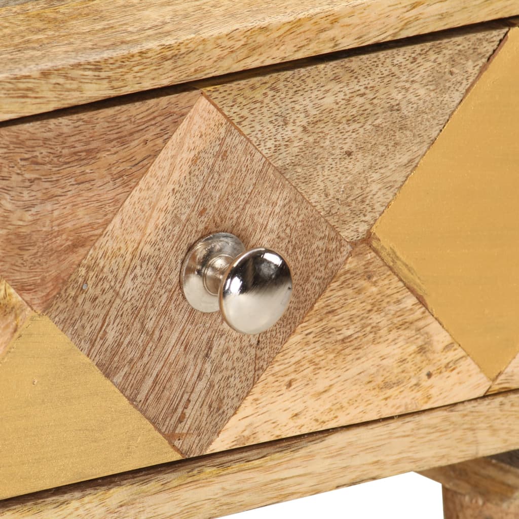 Table de chevet 43 x 30 x 58 cm Bois de manguier massif - XIOS