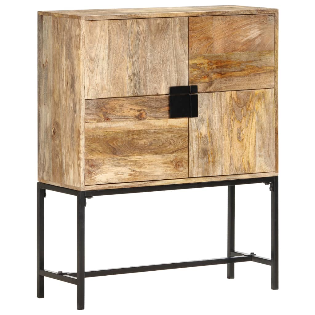 Buffet 80x30x100 cm Bois de manguier massif