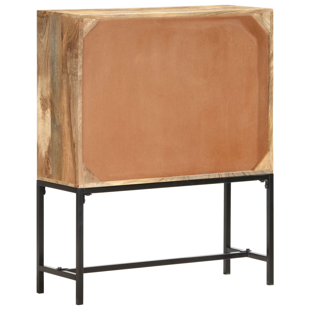 Buffet 80x30x100 cm Bois de manguier massif