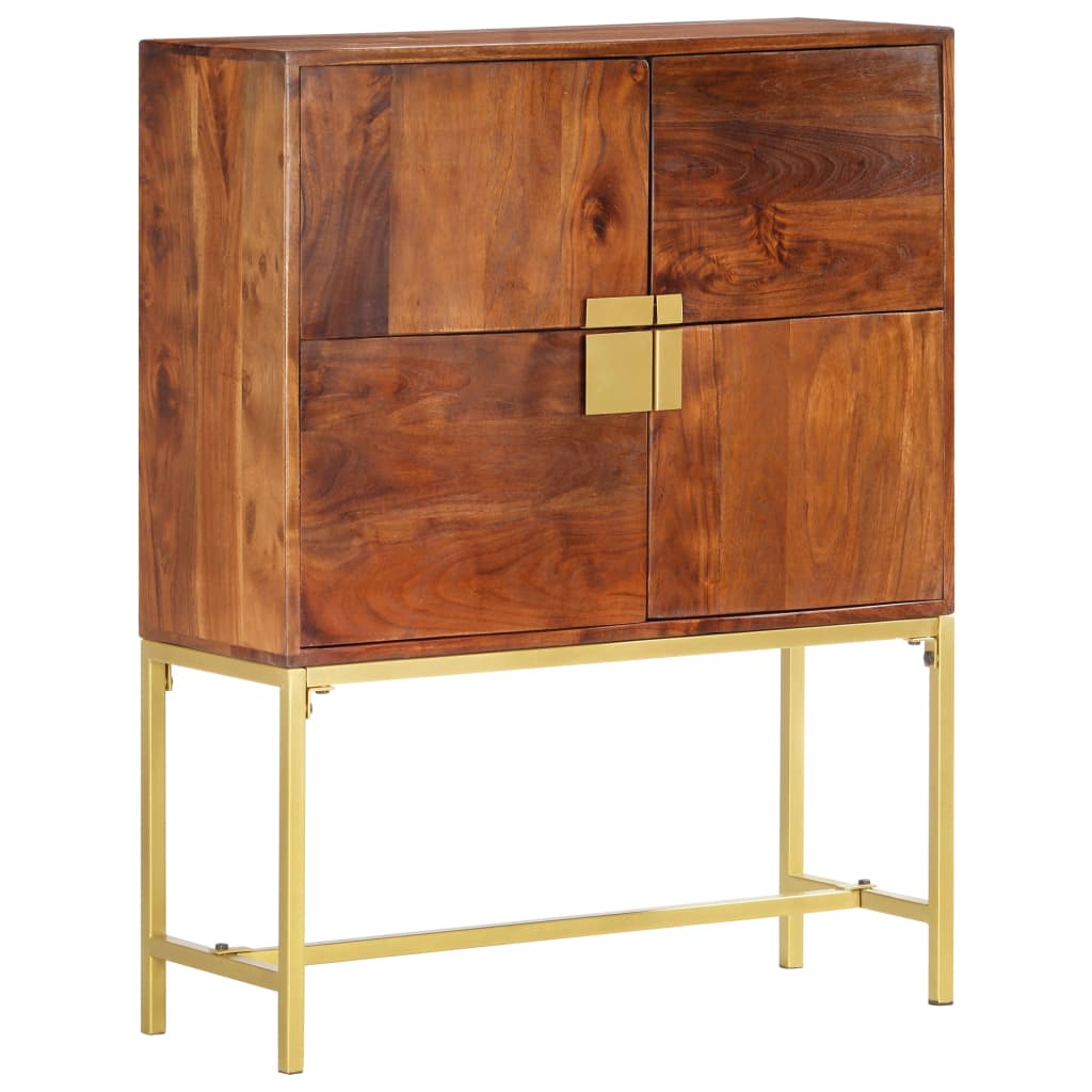 Buffet 80x30x100 cm Bois d'acacia solide