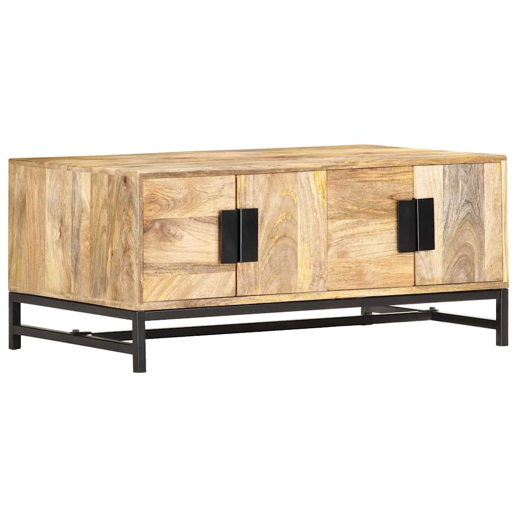 Table basse 90x55x40 cm Bois de manguier massif - XIOS