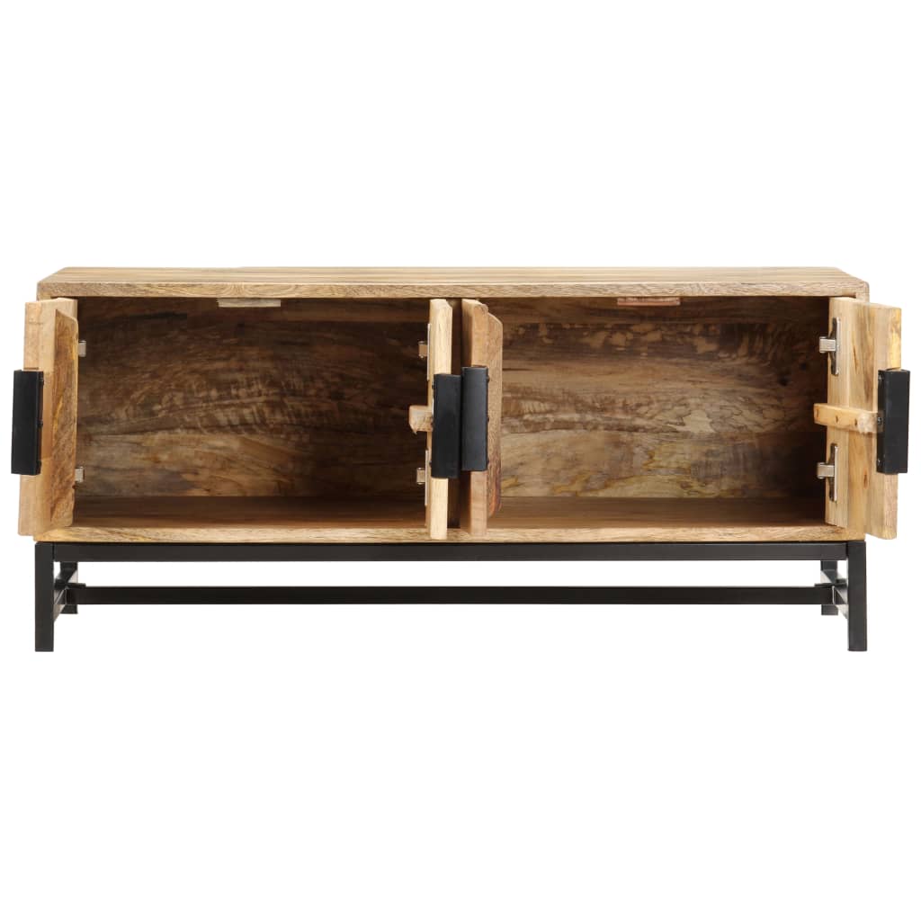 Table basse 90x55x40 cm Bois de manguier massif - XIOS