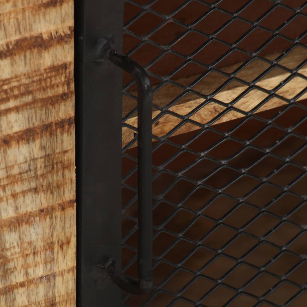 Buffet 100x31x60 cm Bois de manguier massif brut - XIOS