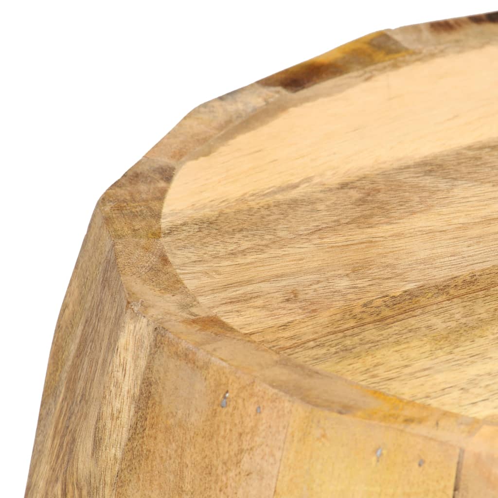 Tabouret tambour Bois de manguier solide