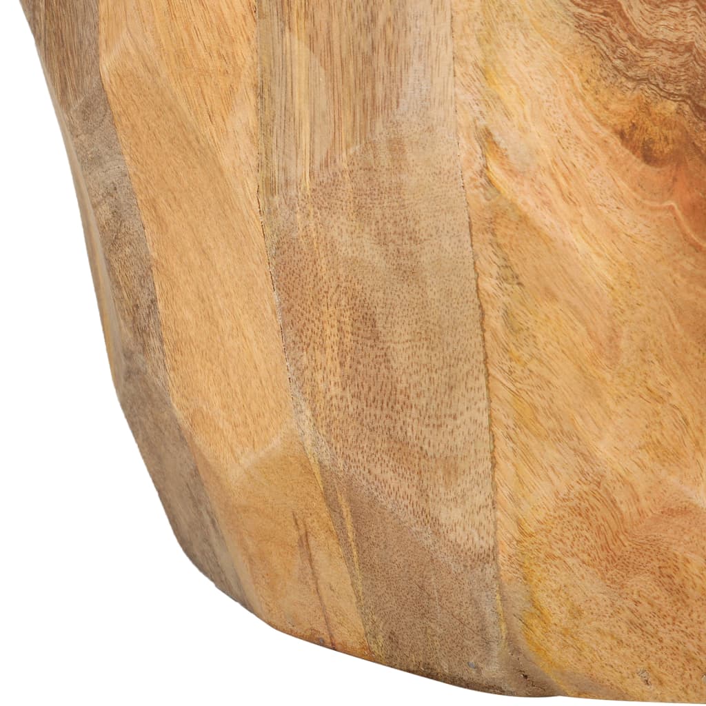 Tabouret tambour Bois de manguier solide