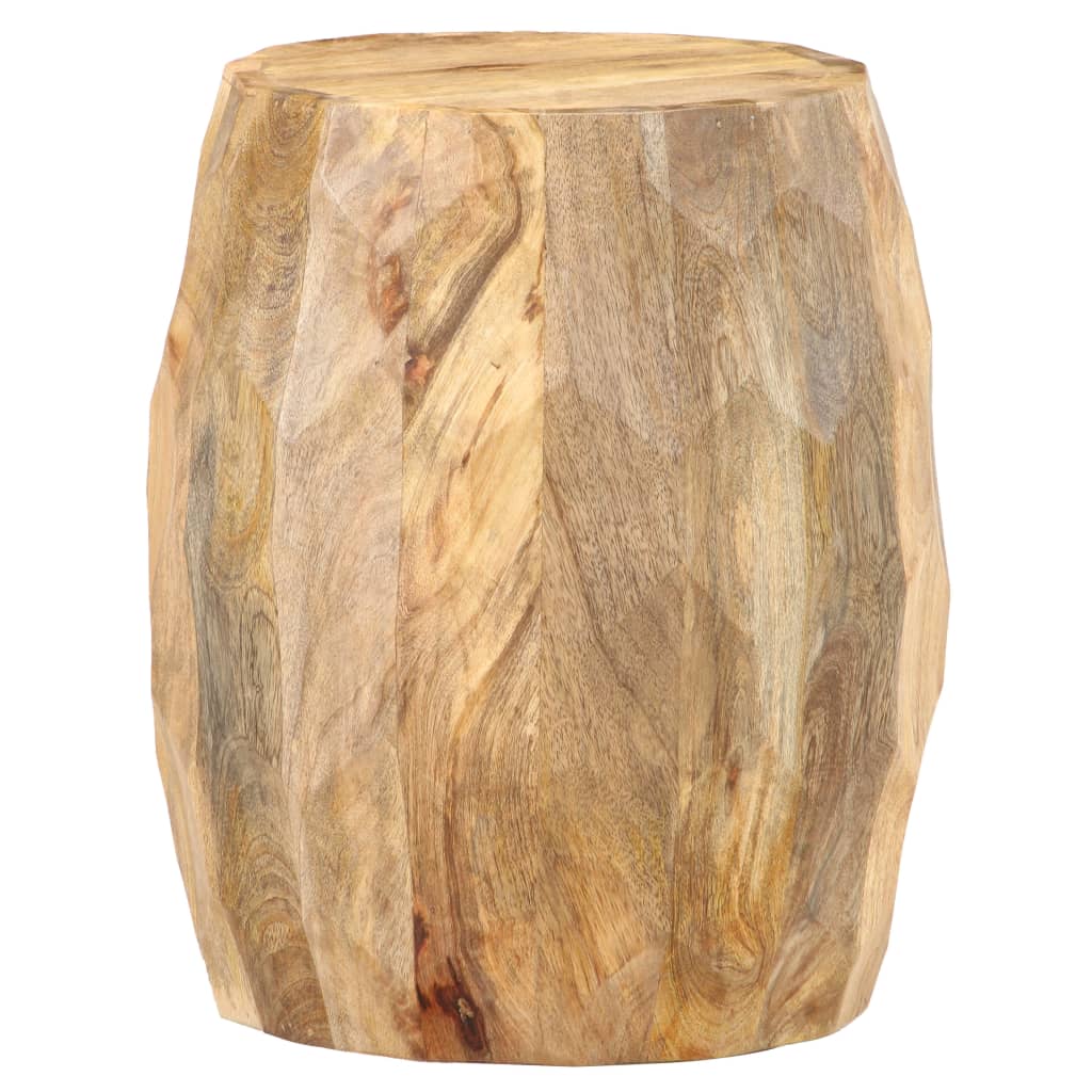 Tabouret tambour Bois de manguier solide