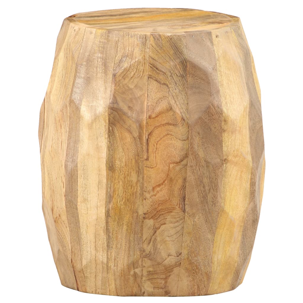 Tabouret tambour Bois de manguier solide