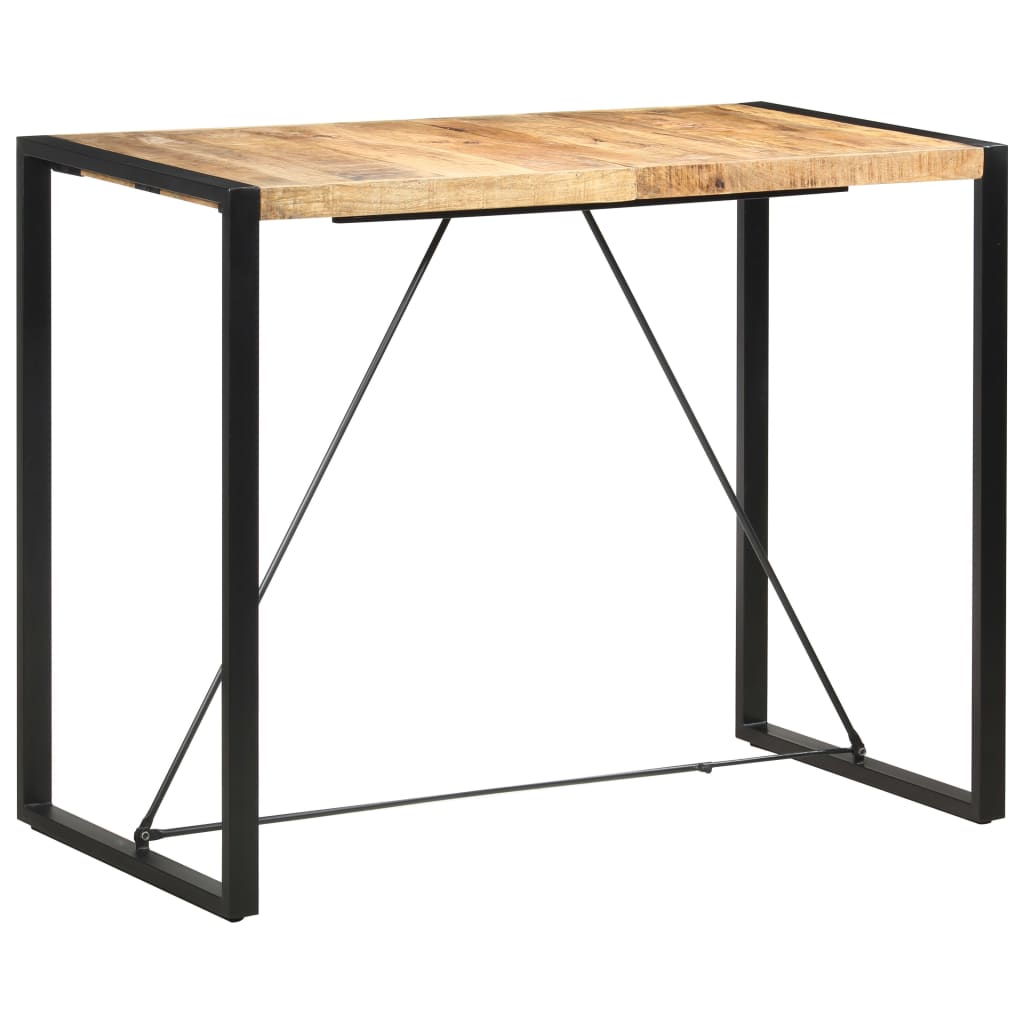 Table de bar 140x70x110 cm Bois de manguier massif - XIOS