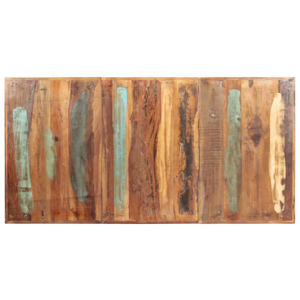 Table de salle à manger 180x90x76cm Bois de récupération solide