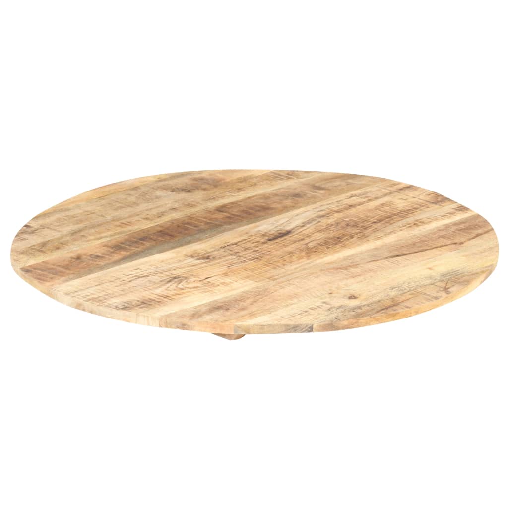 Dessus de table Bois de manguier solide Rond 15-16 mm 70 cm - XIOS