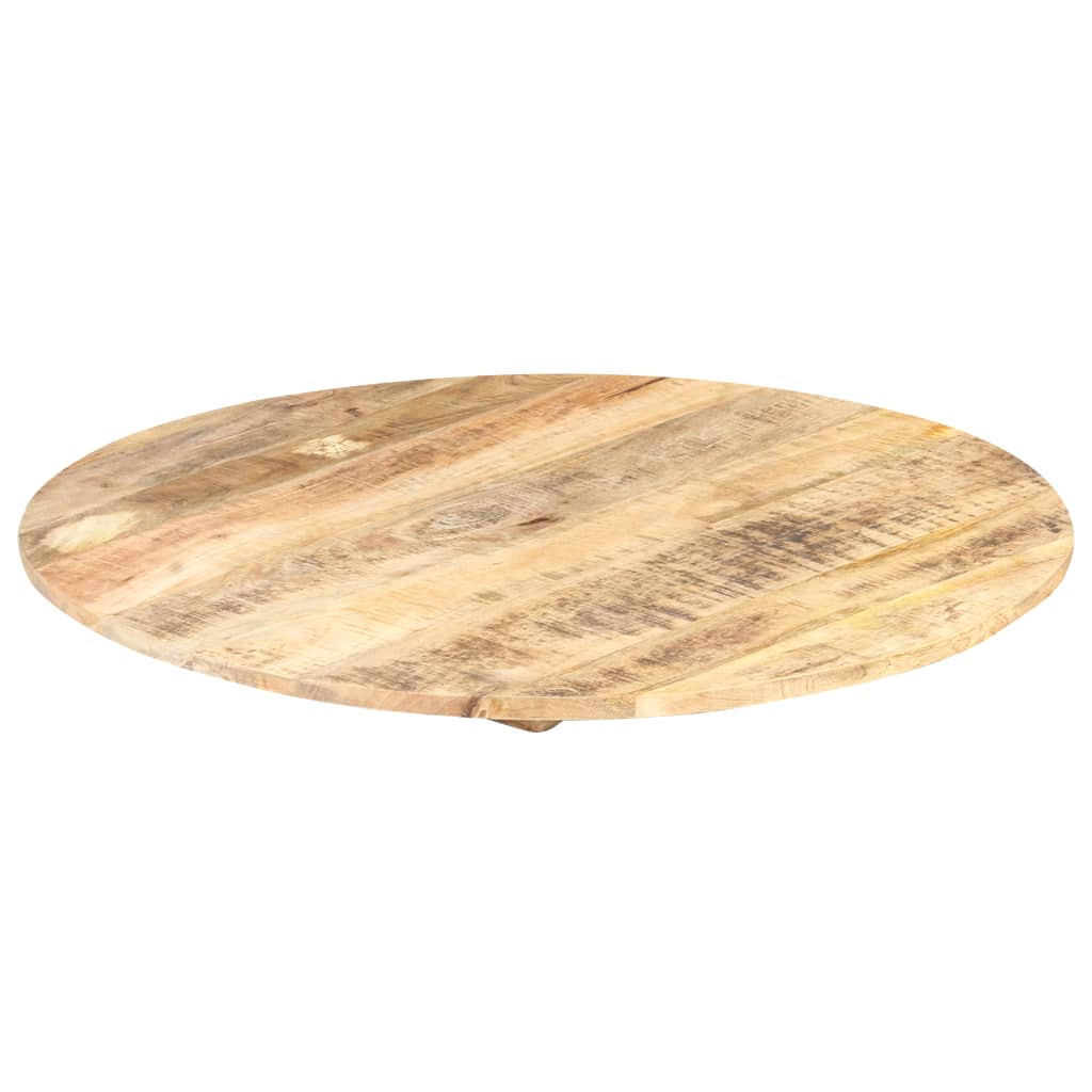 Dessus de table Bois de manguier solide Rond 15-16 mm 70 cm - XIOS