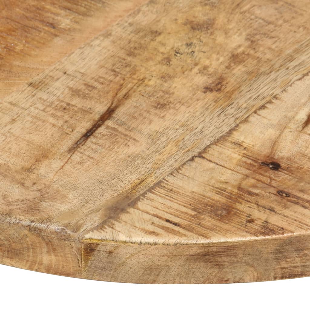 Dessus de table Bois de manguier solide Rond 25-27 mm 40 cm - XIOS