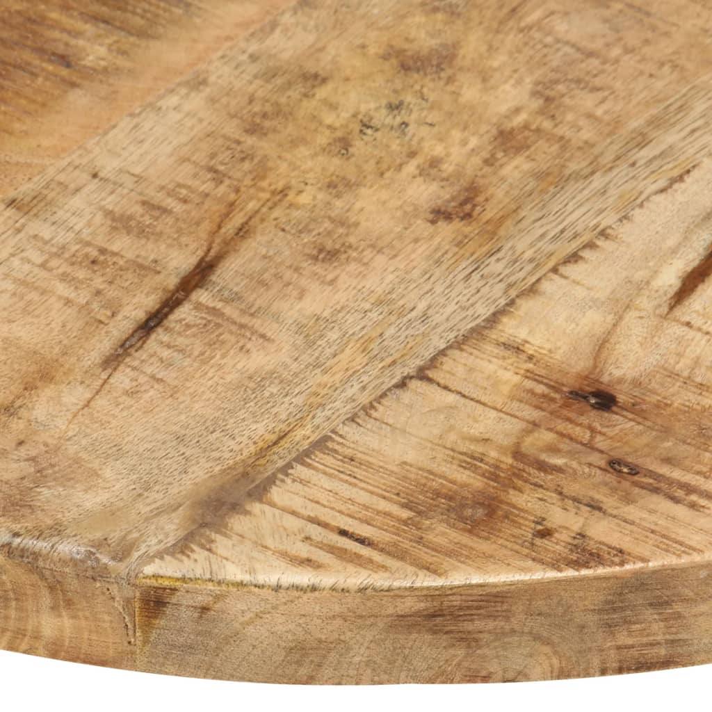 Dessus de table Bois de manguier solide Rond 25-27 mm 50 cm - XIOS