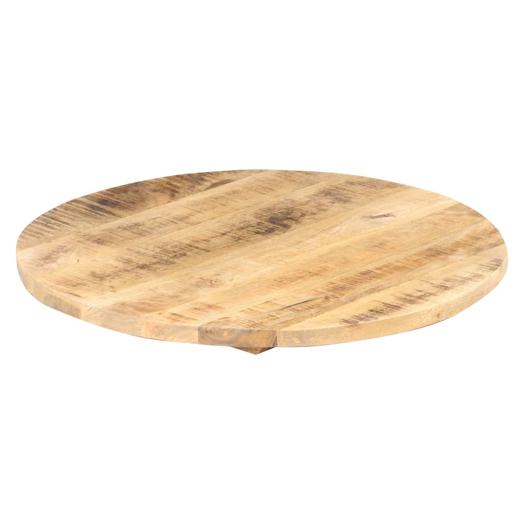 Dessus de table Bois de manguier solide Rond 25-27 mm 60 cm - XIOS