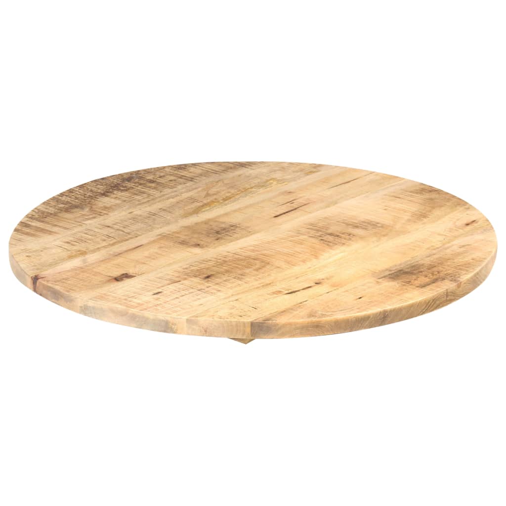 Dessus de table Bois de manguier solide Rond 25-27 mm 60 cm - XIOS