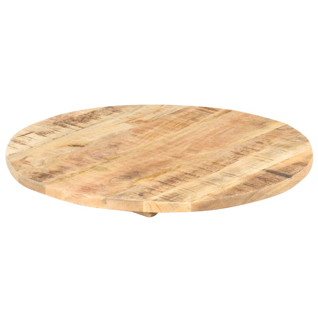 Dessus de table Bois de manguier solide Rond 25-27 mm 80 cm - XIOS