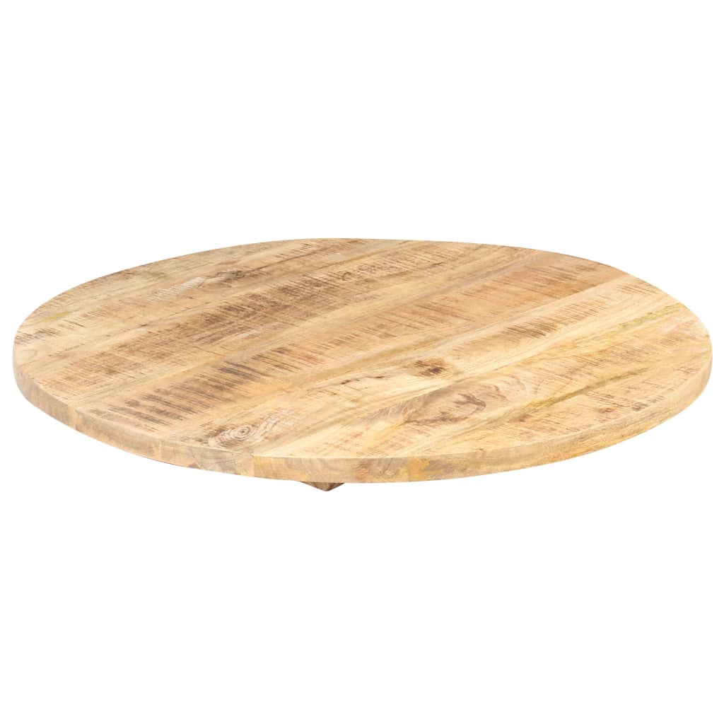 Dessus de table Bois de manguier solide Rond 25-27 mm 80 cm - XIOS