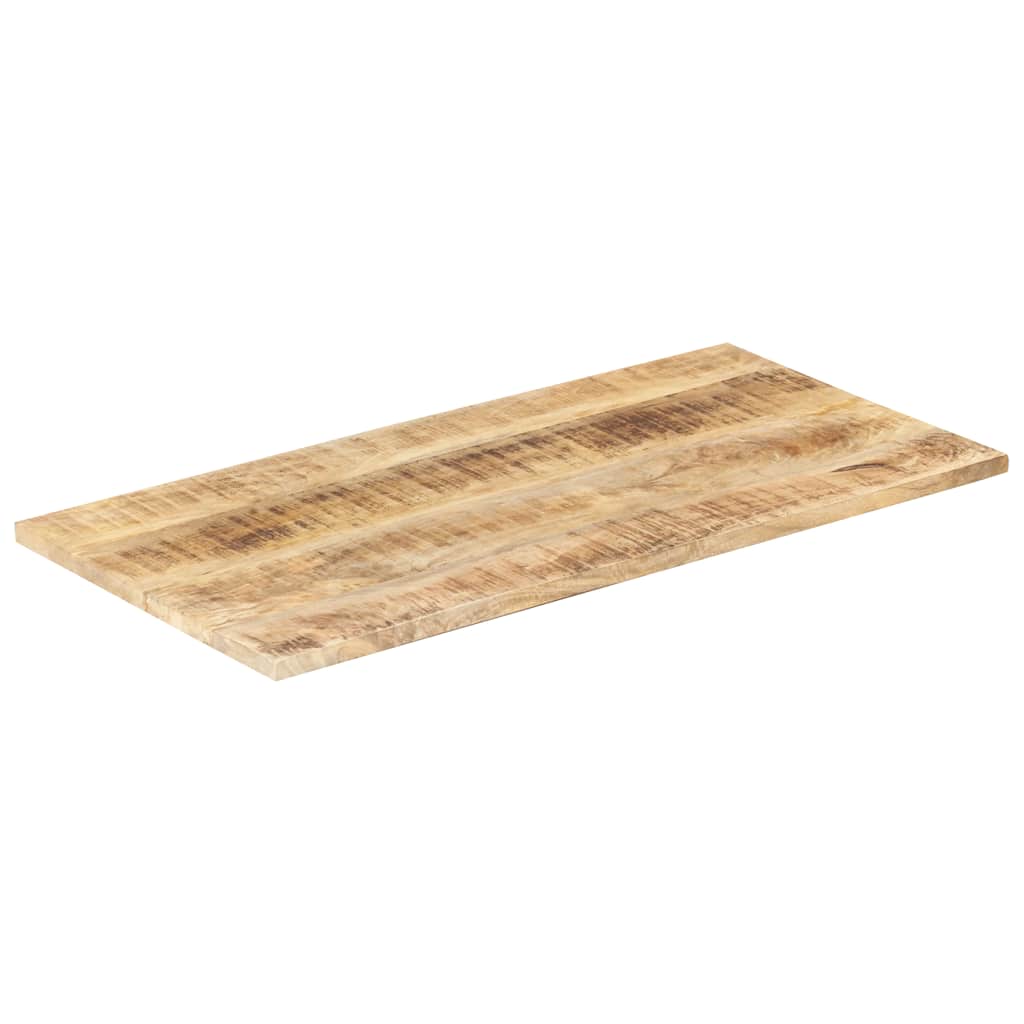 Dessus de table bois de manguier solide 25-27 mm 100x60 cm - XIOS