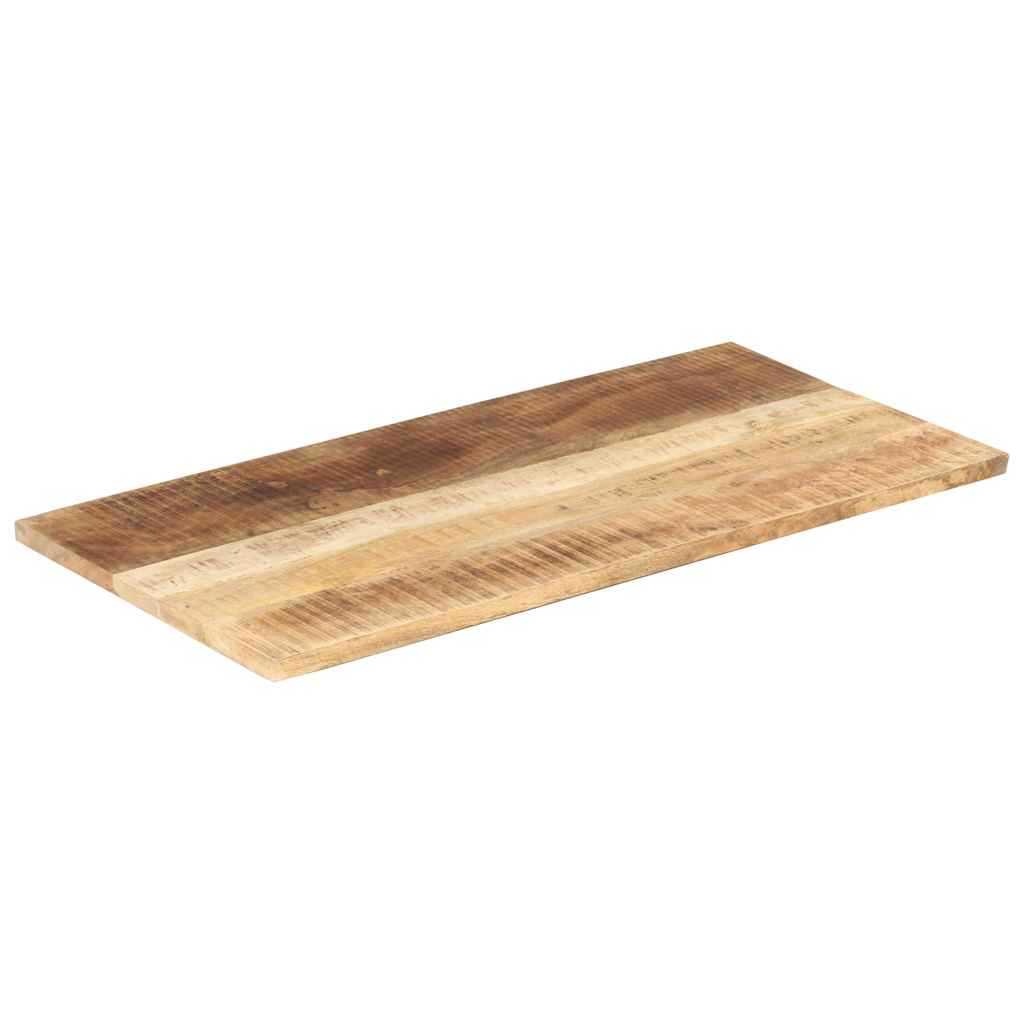 Dessus de table bois de manguier solide 25-27 mm 100x60 cm - XIOS