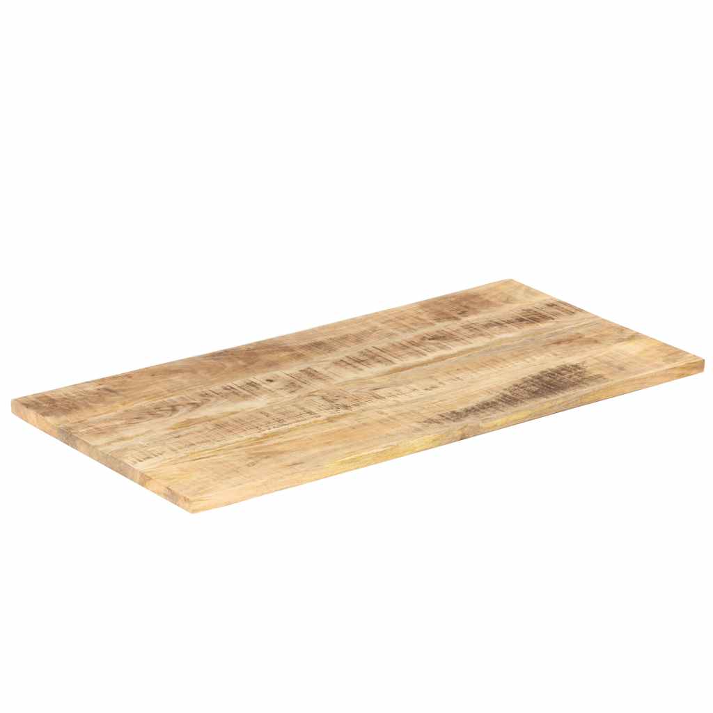 Dessus de table bois de manguier solide 25-27 mm 100x60 cm - XIOS