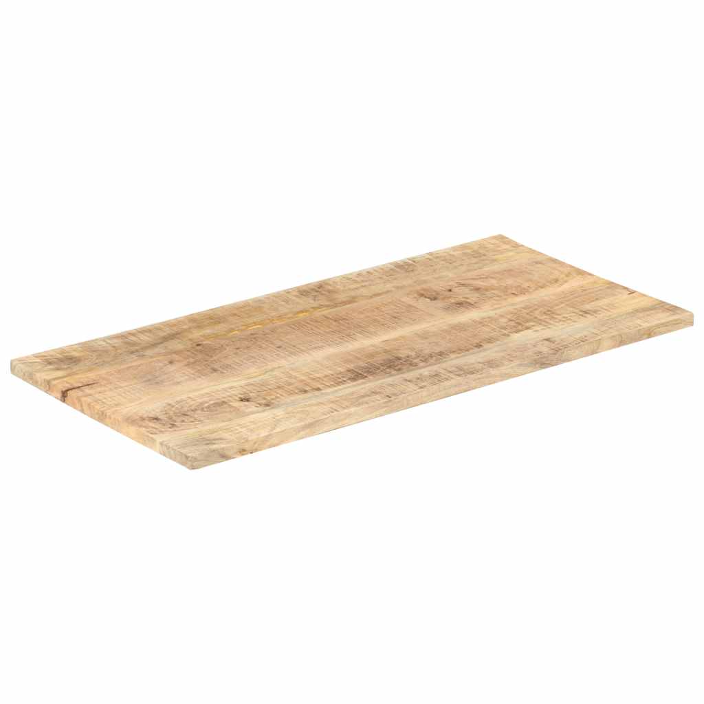 Dessus de table bois de manguier solide 25-27 mm 100x60 cm - XIOS