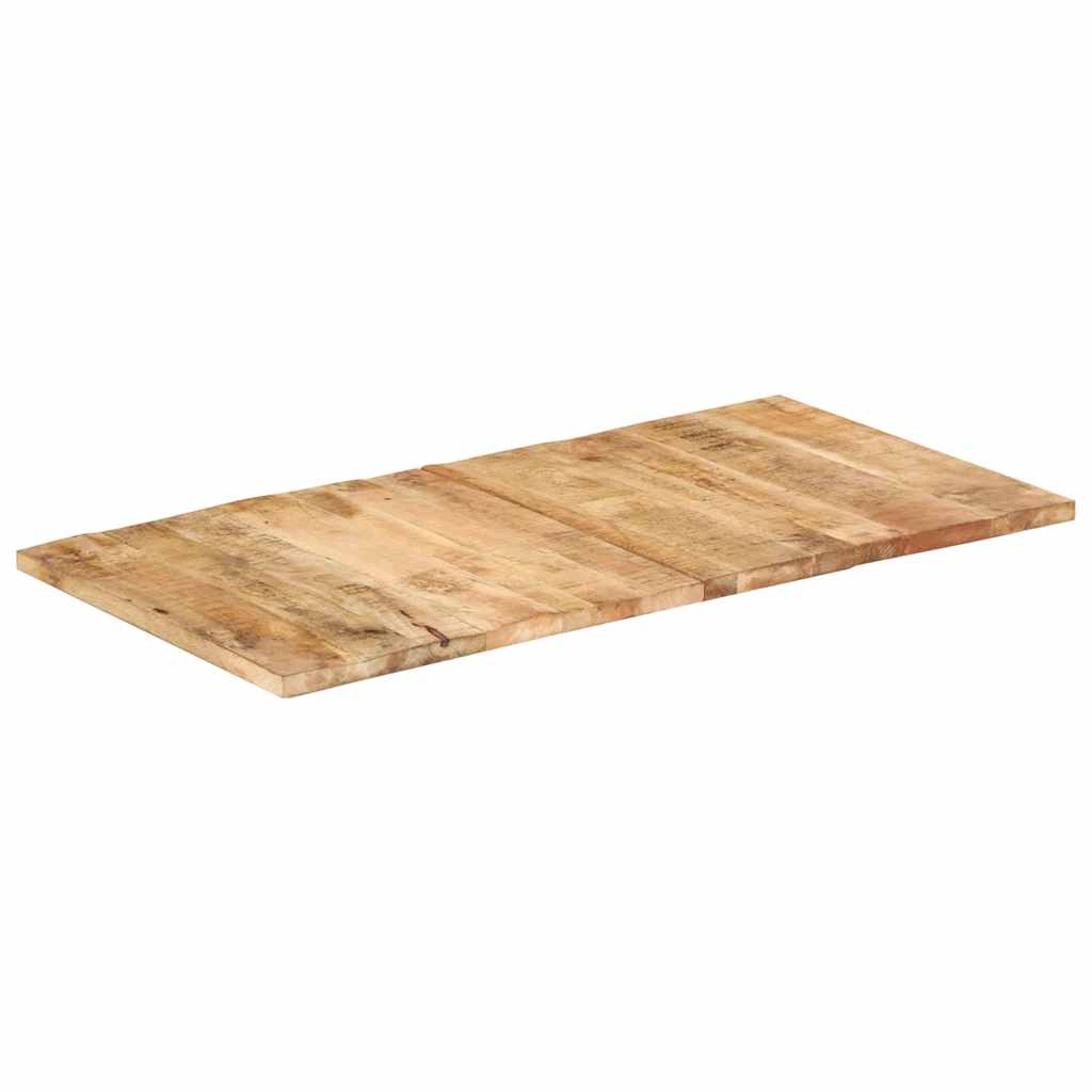 Dessus de table bois de manguier solide 25-27 mm 120x60 cm - XIOS