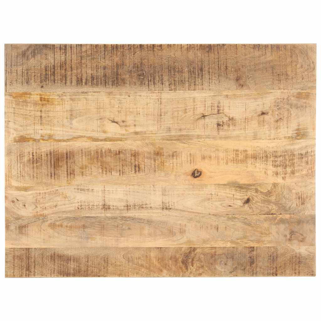 Dessus de table Bois de manguier solide 25-27 mm 90x70 cm - XIOS