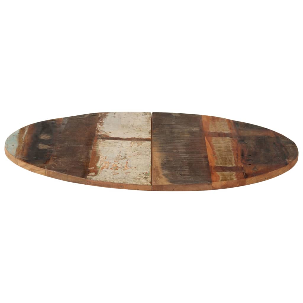 Dessus de table rond 70 cm 15-16 mm Bois de récupération - XIOS