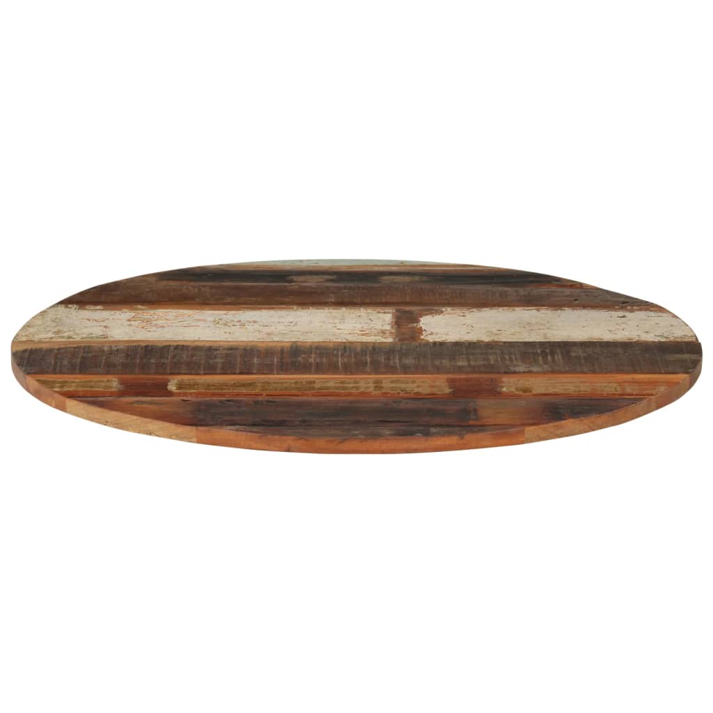 Dessus de table rond 70 cm 15-16 mm Bois de récupération - XIOS
