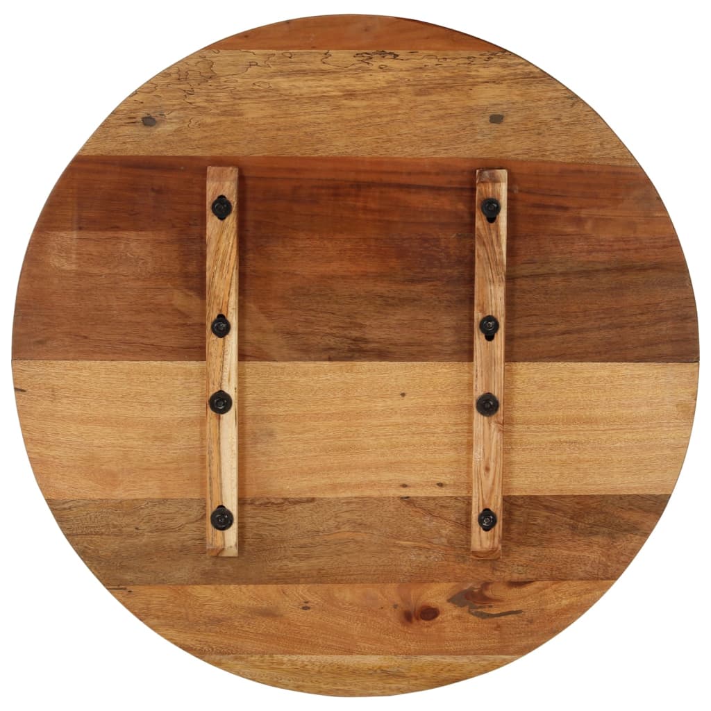 Dessus de table rond 70 cm 15-16 mm Bois de récupération - XIOS