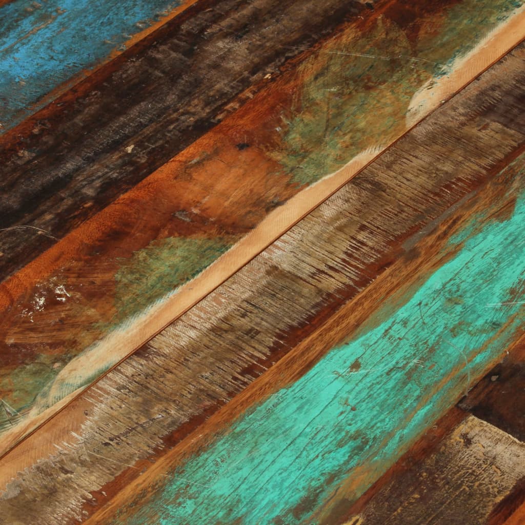 Dessus de table rond 80 cm 15-16 mm Bois de récupération - XIOS