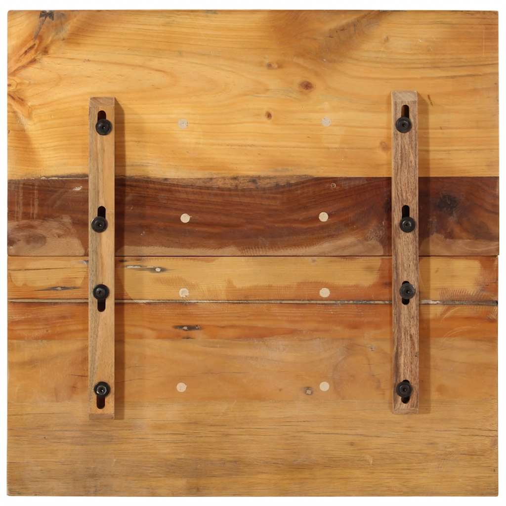 Dessus de table carré 60x60 cm 15-16 mm Bois de récupération - XIOS