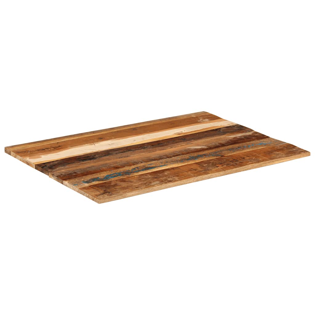Dessus de table rectangulaire 60x80 cm 15-16 mm Bois récupéré - XIOS