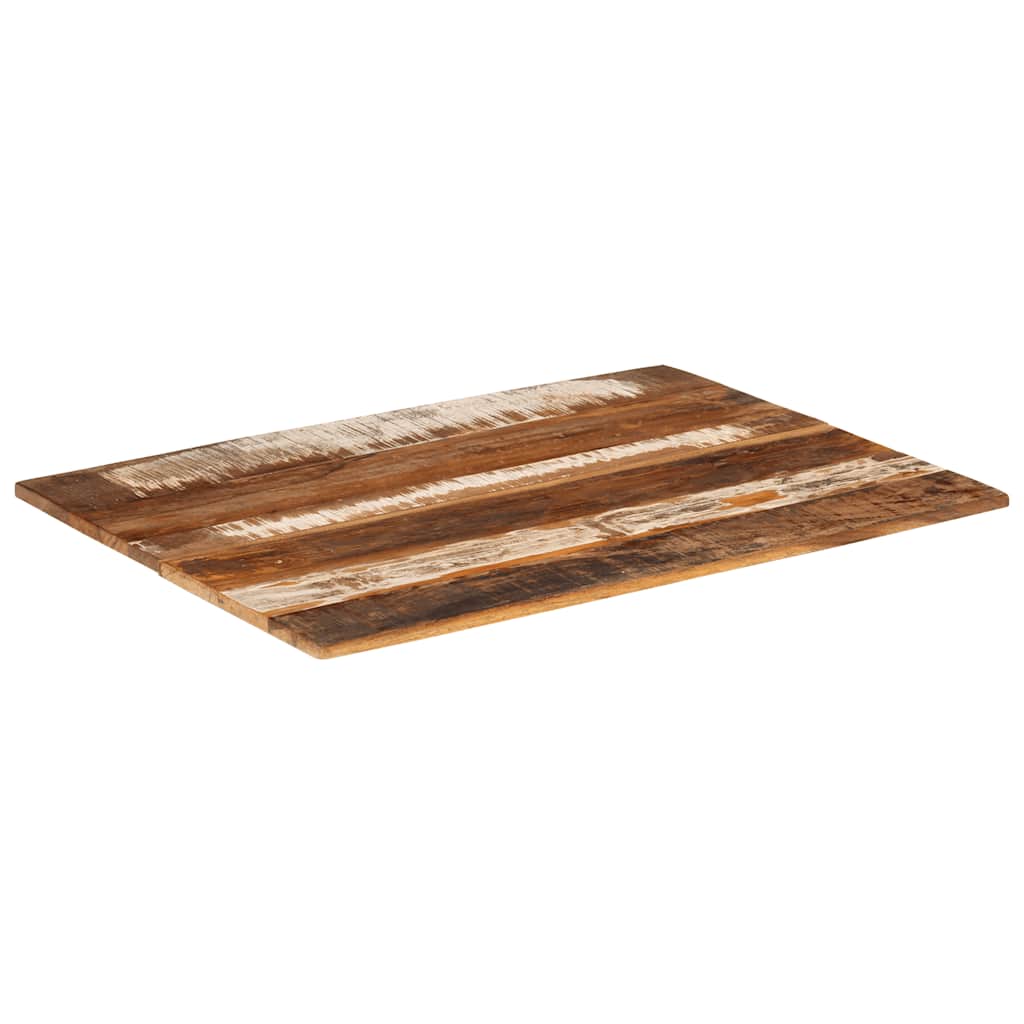 Dessus de table rectangulaire 60x80 cm 15-16 mm Bois récupéré - XIOS