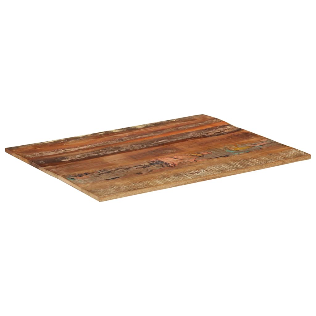 Dessus de table rectangulaire 70x90 cm 15-16 mm Bois récupéré - XIOS