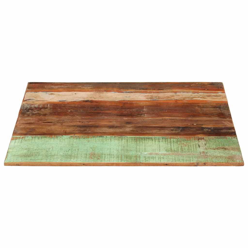 Dessus de table carré 80x80 cm 15-16 mm Bois de récupération - XIOS