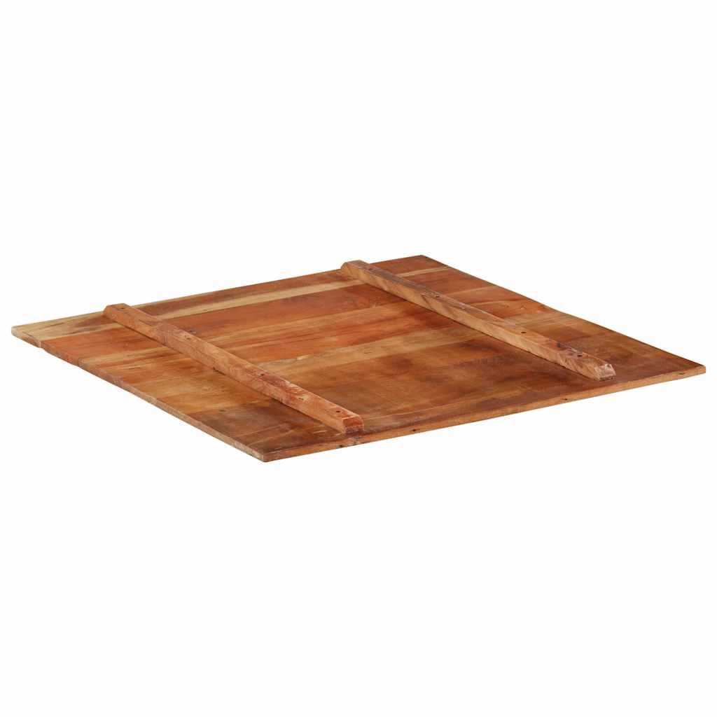 Dessus de table carré 80x80 cm 15-16 mm Bois de récupération - XIOS