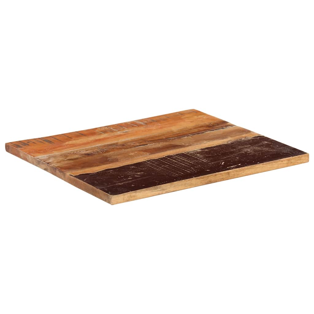 Dessus de table rectangulaire 60x70 cm 25-27 mm Bois récupéré - XIOS